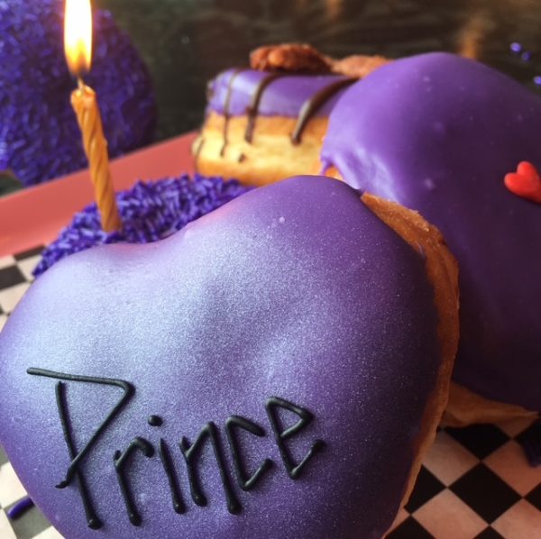 Prince Purple Heart Donut
