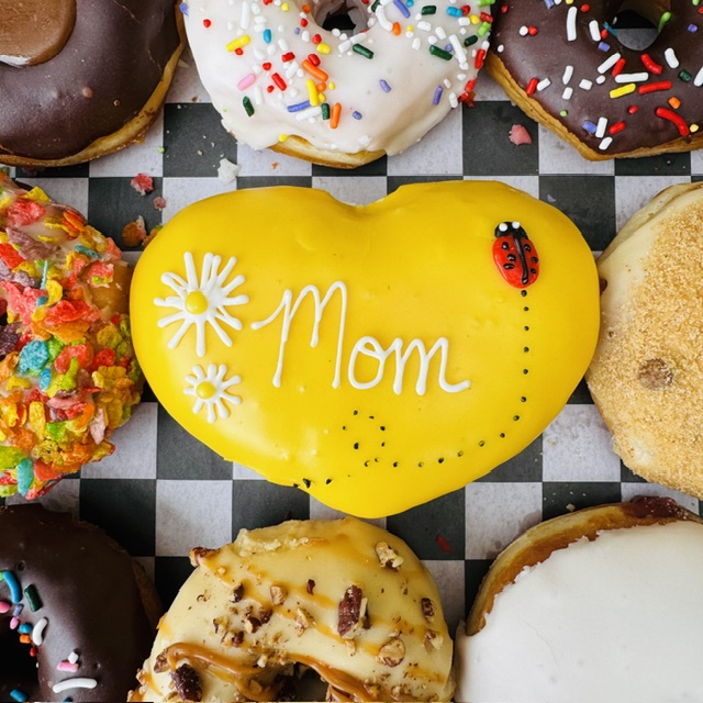 Ladybug “Mom” Heart Donut